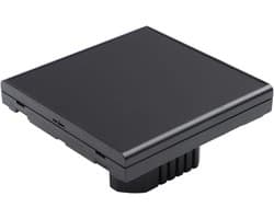 Slimme Thermostaat - Temperatuurregelaar - Comfortabel Huis - App & Spraakbesturing - 8.6 x 8.6 cm - Zwart