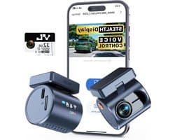 Dashcam Auto - Autocamera Voorruit - Veilig Rijden - Compact Stealth Design - 2K QHD Resolutie - Zwart