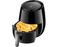 Heteluchtfriteuse - Smart Fryer - Gezond Frituren - Olievrij Bakken - 5.2 Liter - Zwart