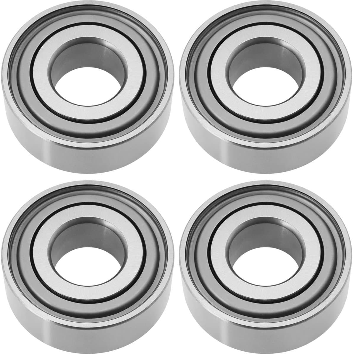 Dailygoods- Grasmaaier Lagers 4 Stuks - Compatibel met John Deere/JD9259/JD9296 - Buitendiameter 45,22 mm - Binnendiameter 19,05 mm - Hoogte 15,49 mm - Metaal/Rubber Materiaal - Landbouwlagers — afbeelding 1