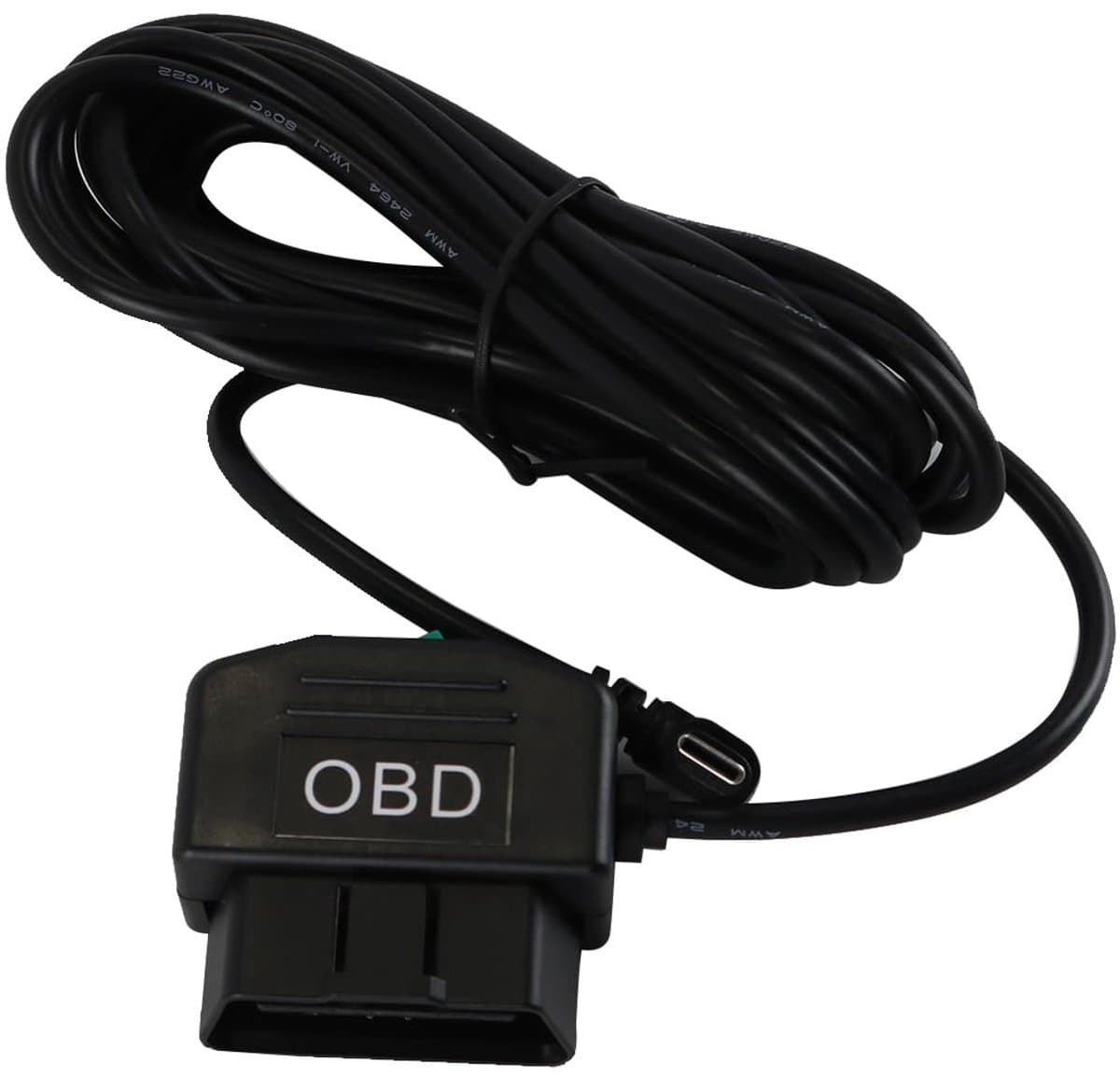 Dailygoods - OBD Voedingskabel met Schakelknop voor Dashcams — afbeelding 1