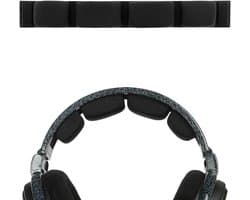 Comfortabele Hoofdband Kussen voor Sennheiser HD600, HD580, HD650 en HD660 S Hoofdtelefoons - Vervangende Kussens en Reparatie Onderdelen (Zwart)
