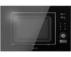 Inbouwmagnetron - Keukenapparaat - Snel opwarmen - 800 Watt vermogen - 40 x 438 x 65 cm - Zwart