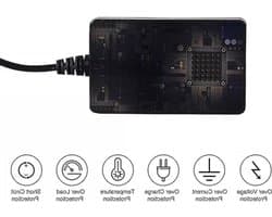 Adapter Externe Harde Schijf - Voeding Kabel - Apparaat Voeden - Ingebouwde Veiligheidsfuncties - 1TB tot 3TB - Zwart
