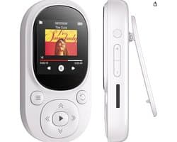 32GB Clip MP3-speler Bluetooth 5.3, MECHEN Mini draagbare muziekspeler met FM-radio-opname, muziek mp3-speler voor kinderen met