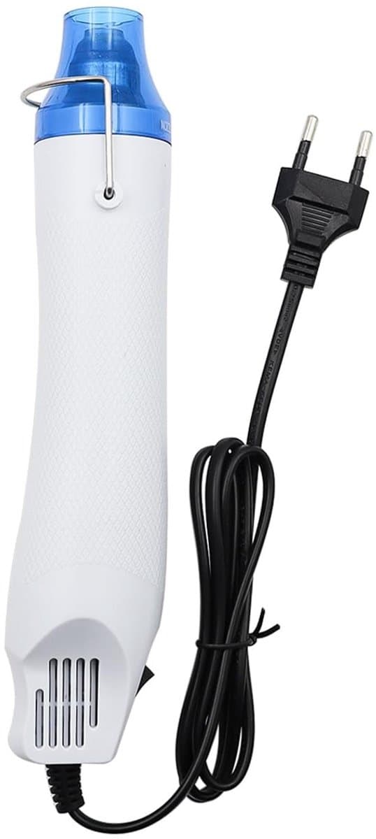Dailygoods - Mini Heat Gun - Draagbare Heat Gun - Handzaam en Lichtgewicht - Roestvrijstalen Mondstuk - Ideaal voor Doe-Het-Zelf - Perfect voor Ambach — afbeelding 1