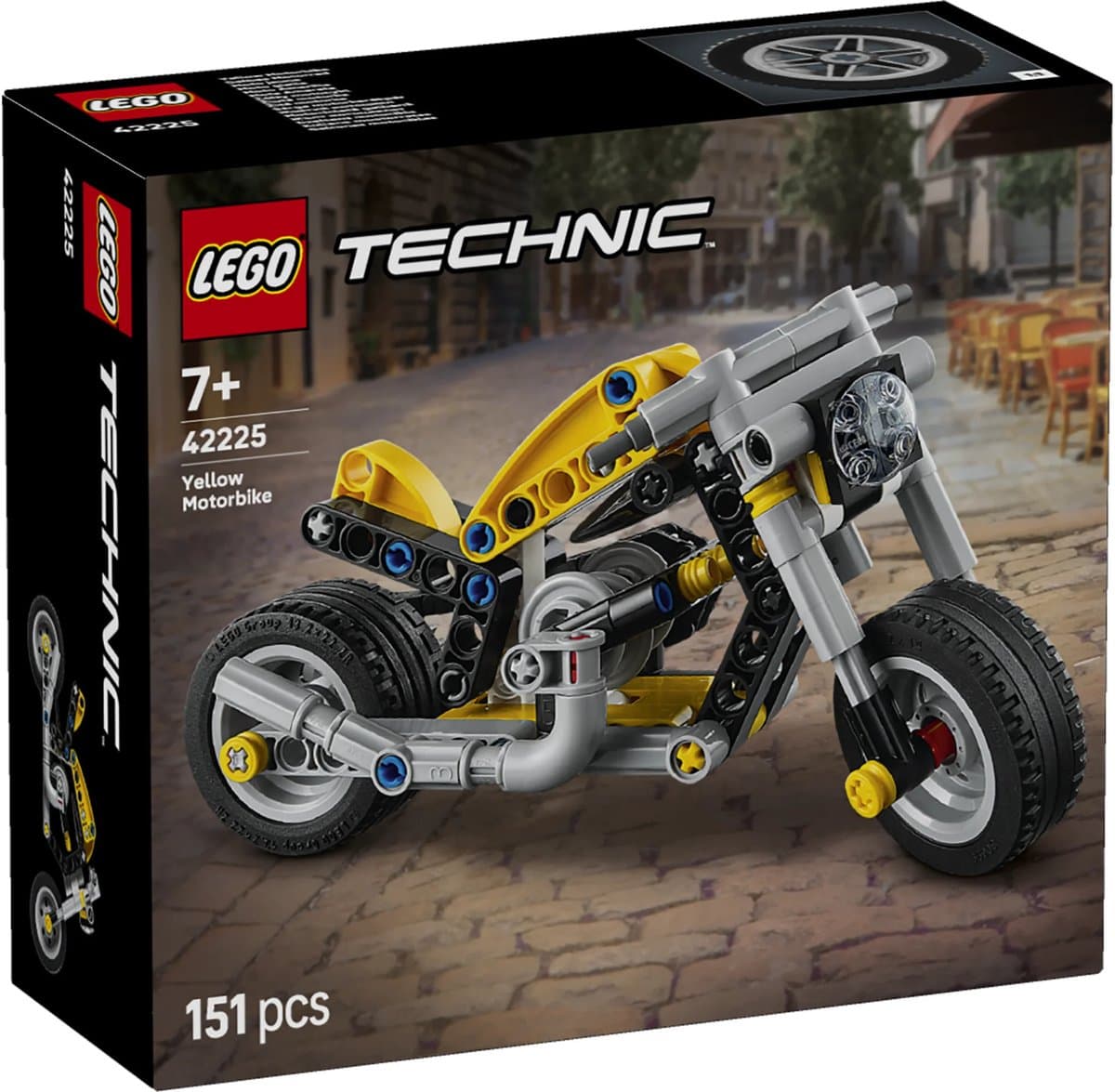 LEGO Technic - Gele motor Constructiespeelgoed — afbeelding 1