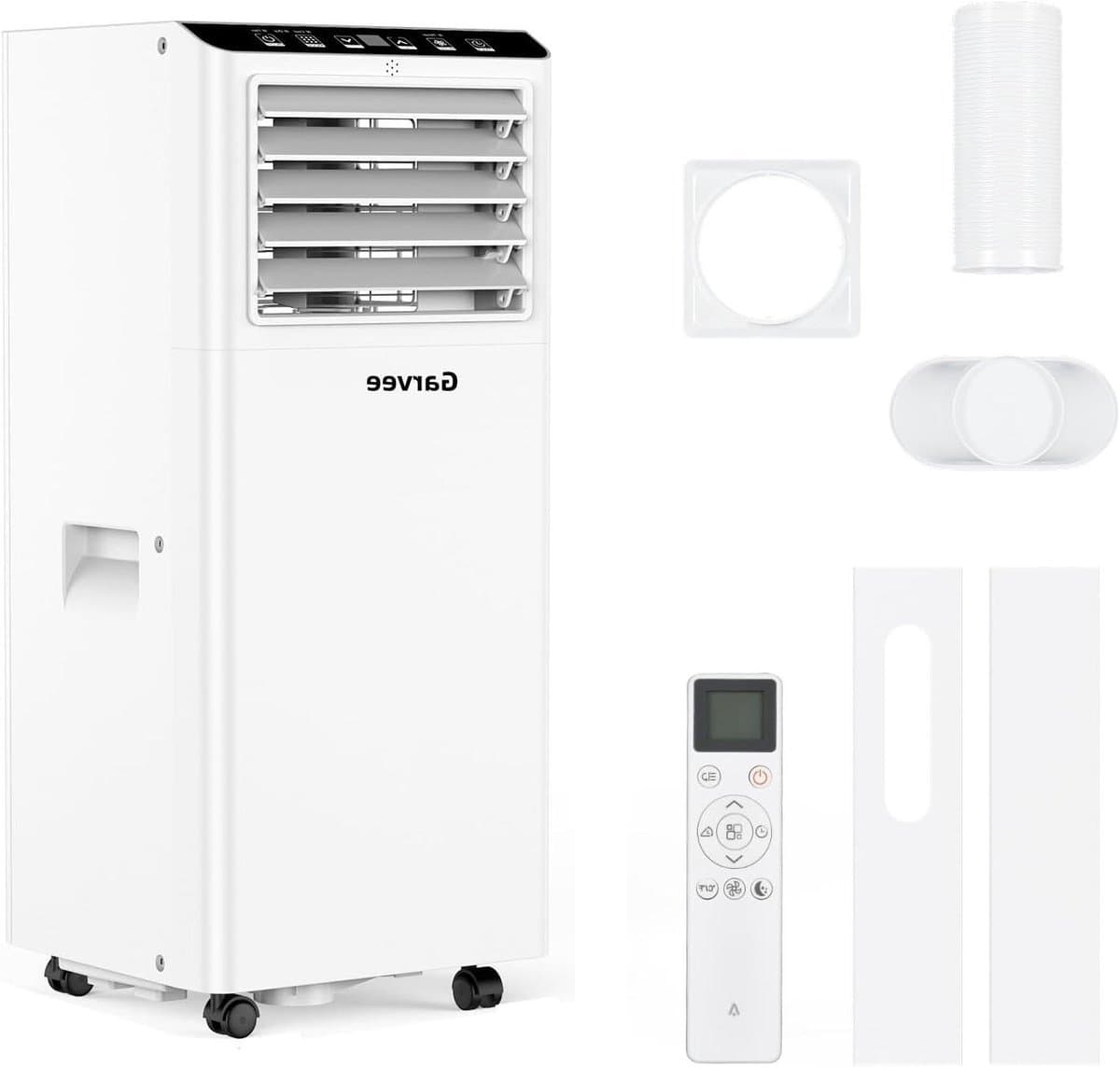 Mobiele airco - Verkoeler - Ruimte koelen - 5 functies in 1 - 7000 BTU - Wit — afbeelding 1