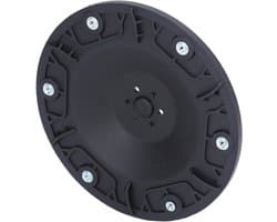 Vervangende Grasmaaier Schijf met 6 Openingen en M4 Draad - Nylon Disc van 27,2 mm Dikte voor Oude of Beschadigde Draaitafels, Tuinaccessoires en Grasmaaiers