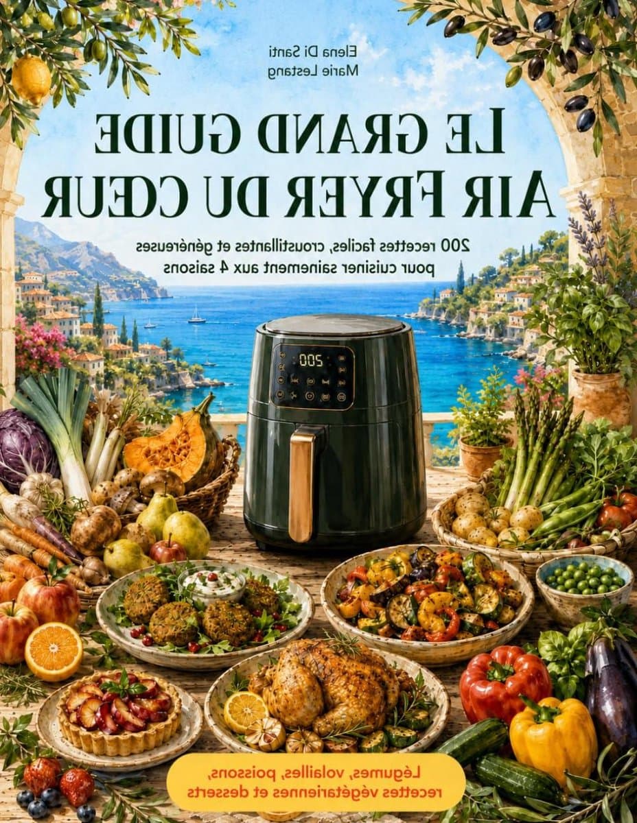 LE GRAND GUIDE AIR FRYER DU CŒUR: 200 recettes faciles, croustillantes et généreuses pour cuisiner sainement aux 4 saisons — afbeelding 1