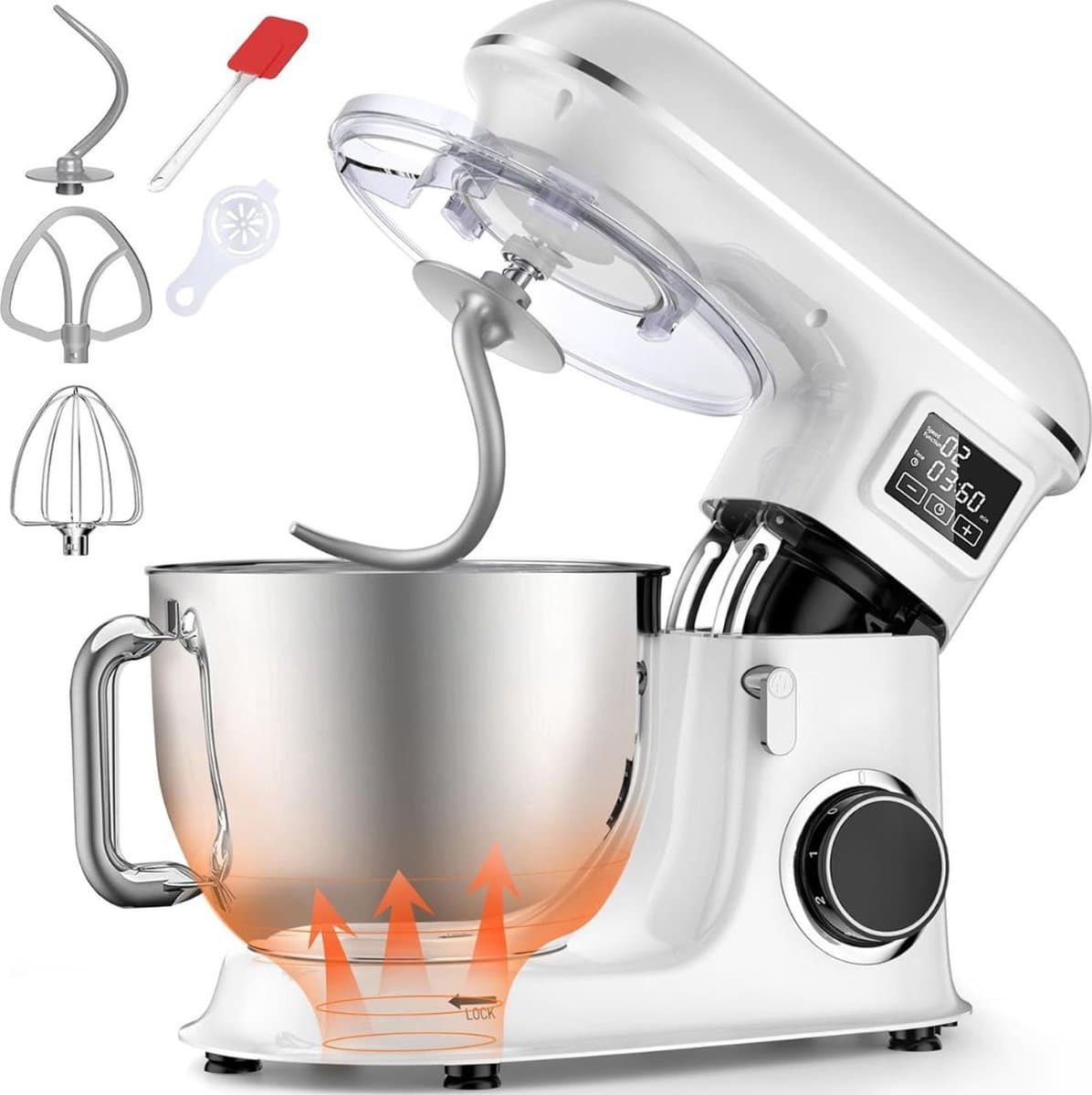 ApexArte® Keukenrobot - Keukenmixer - Deegmachine Zwaar Deeg — afbeelding 1