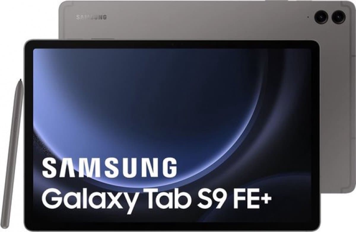 Samsung Galaxy Tab S9 FE Plus - 5G - 128GB - Gray — afbeelding 1
