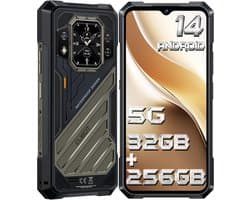 Rugged 5G Smartphone met Android 14, 10200mAh batterij en 100 MP camera