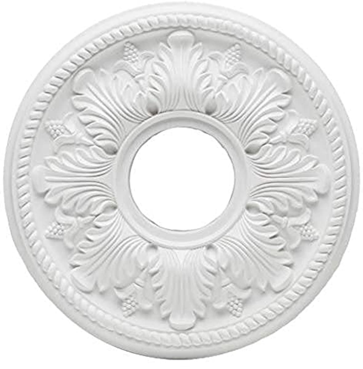 Elegante 36 cm Polyurethaan Plafondmedaillon voor Plafondventilators en Lamps — afbeelding 1