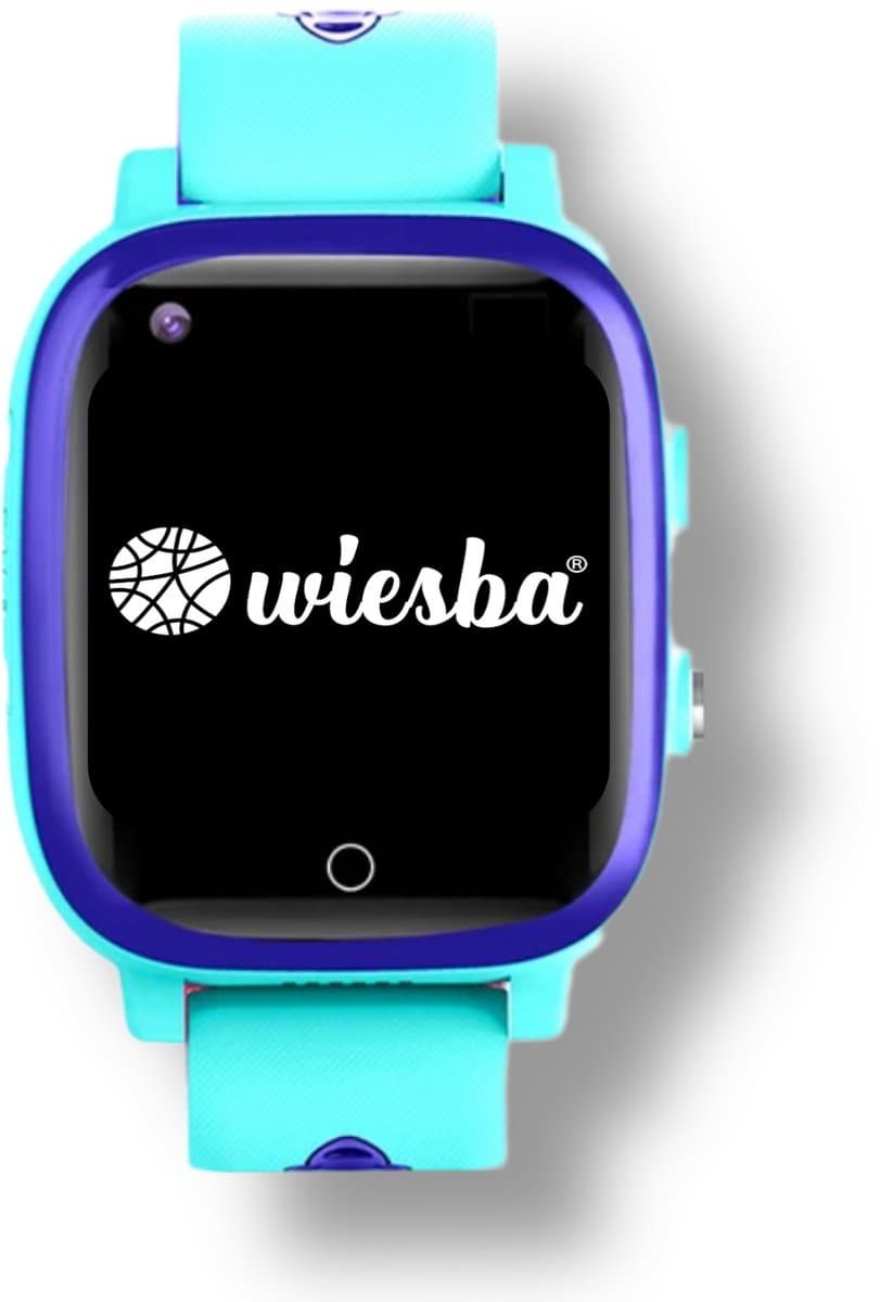 Wiesba WB15 - smartwatch kinderen - gps horloge kind - kinderhorloge bellen - gps tracker kinderhorloge - kinderhorloge met gps - kinderhorloge - Blauw — afbeelding 1