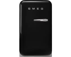 Smeg FAB5LBL5 - Mini-koelkast - Scharnier links - Zwart