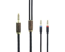 4.4mm Gebalanceerde Hoofdtelefoonkabel 3m (OCC Zilverkleurig Koper) voor Hifiman Sundara, Ananda, Arya, HE-Series
