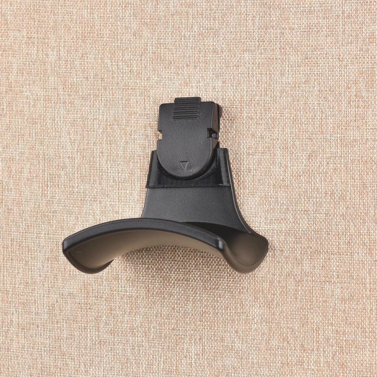 Muur hoofdtelefoon standaard voor kantoor - Ruimtebesparende houder voor bureau en werkdecor - Zwart — afbeelding 1