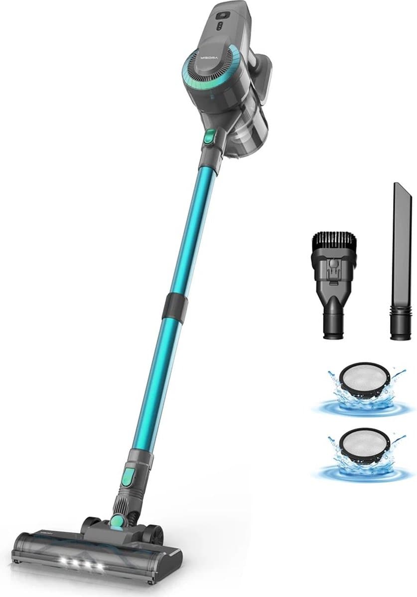 SteeFly® 6 in 1 Steelstofzuiger Yisora - Op accu 40 min - Lichtgewicht - Zonder zak - 175W - Groen - Meerdere oppervlaktes — afbeelding 1