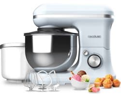 Cecotec - Mixer Merengue 5L 1200, Lichtblauw, Draaiknop, 1200 W, 220-240 V, 50-60 Hz