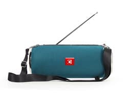 Gembird Draagbare Bluetooth Speaker met Antenne - Compact Groen Design - Veelzijdige Connectiviteit