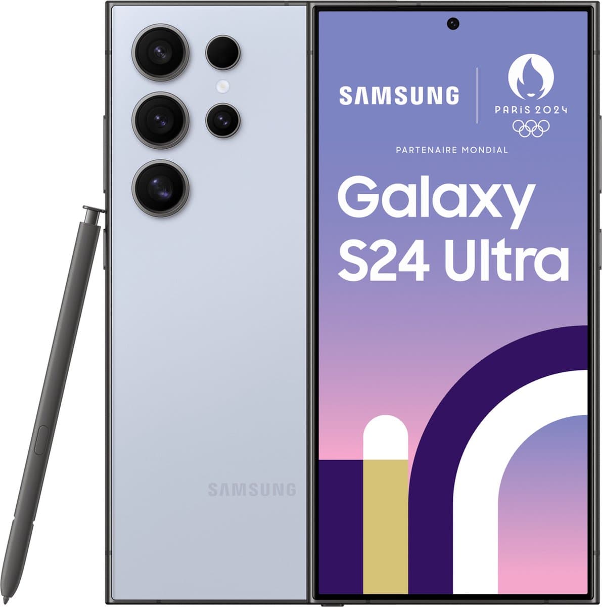 Samsung Galaxy S24 Ultra 5G - 1TB - Titanium Blue — afbeelding 1