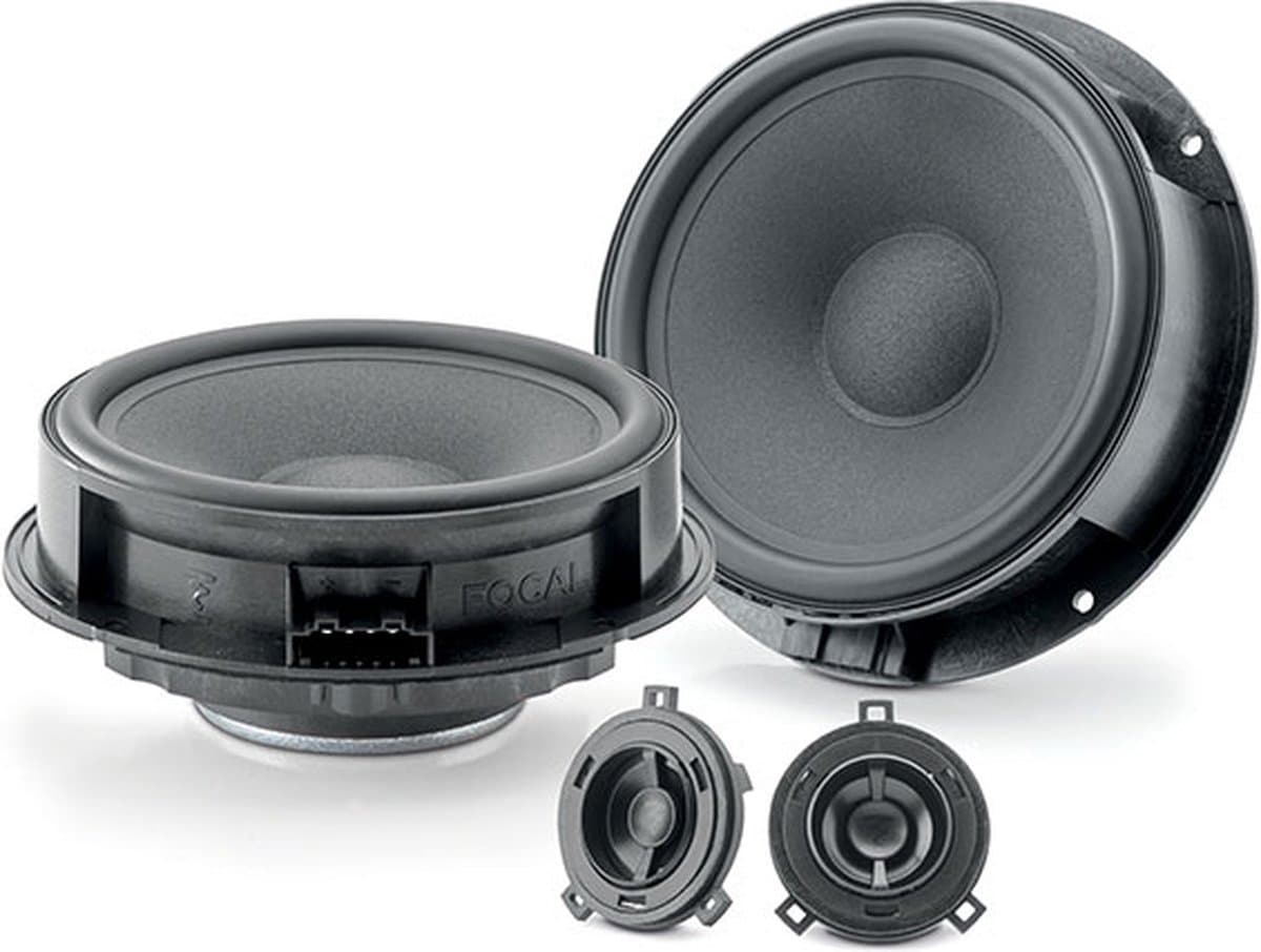 Focal ISVW165 - Autospeakers - Pasklare speakers Seat, Skoda , VW en Volkswagen - Custom Fit speakers - 2 weg composet - 16,5cm luidsprekers - Focal Inside - 120 Watt - 2 Ohm — afbeelding 1