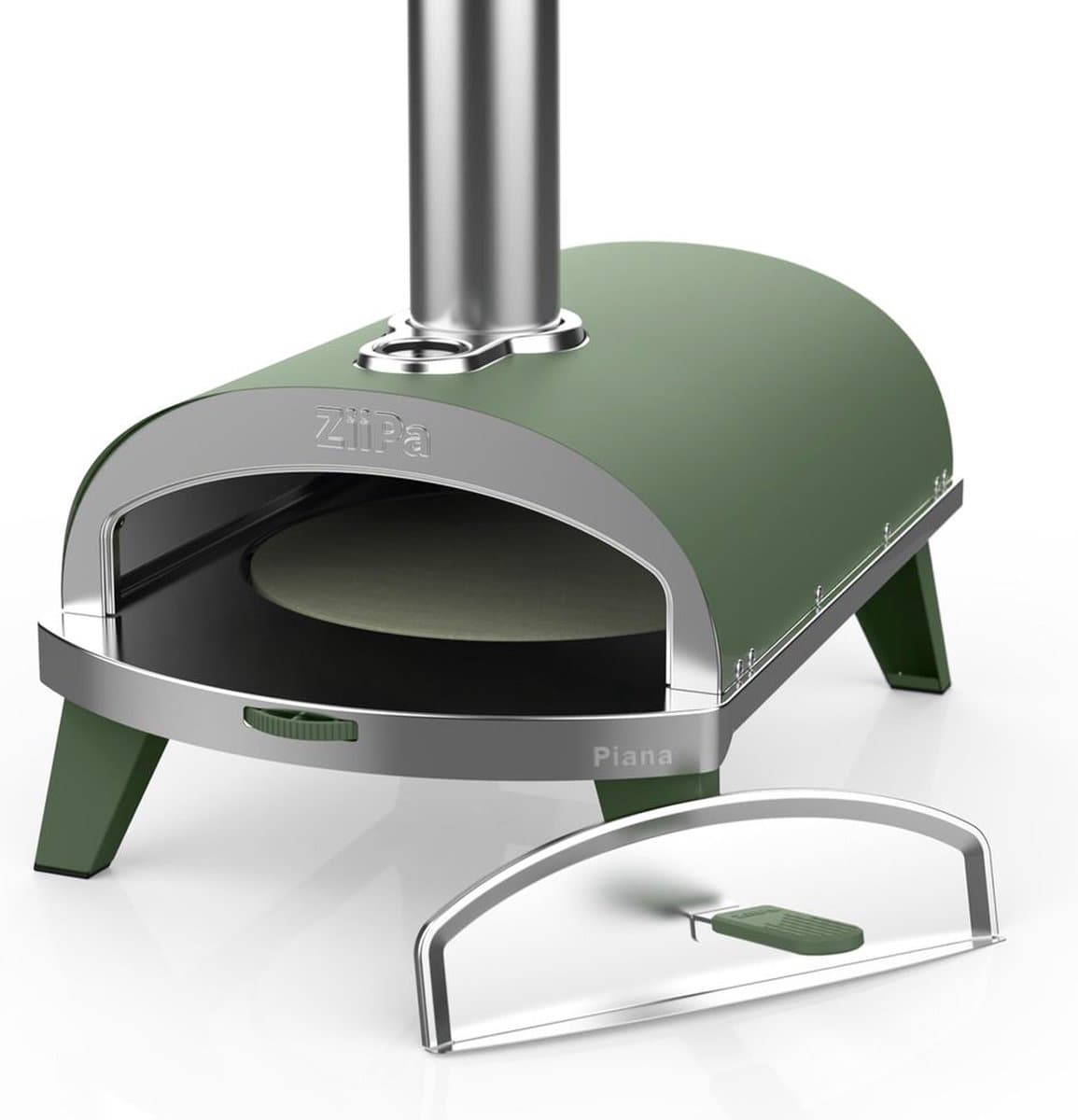 ZiiPa Pizza Oven Piana Eucalyptus - compact - houtgestookt — afbeelding 1