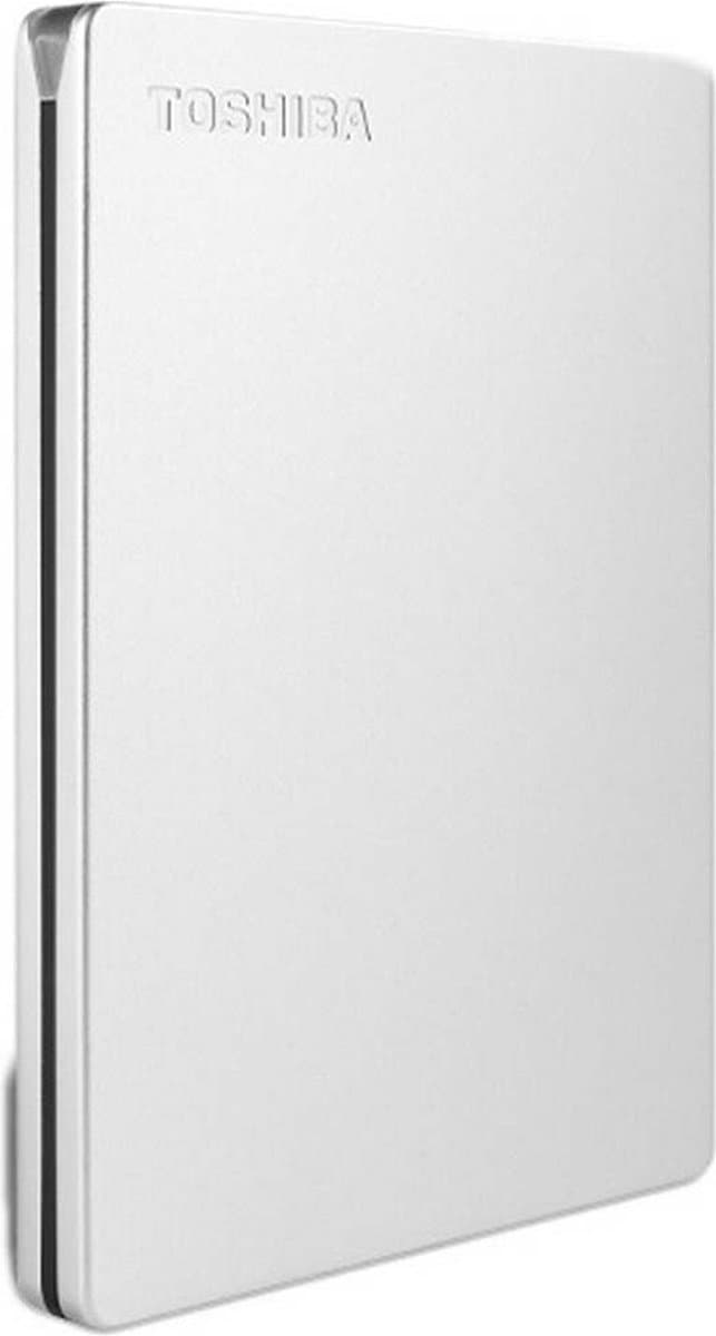 Toshiba – Canvio Slim – Externe harde schijf – 2 TB – Zilver — afbeelding 1
