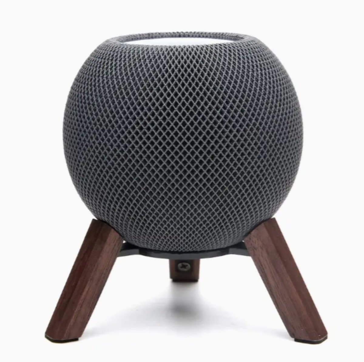 Speaker Standaard Geschikt Voor Apple HomePod Mini - Tripod Standaard - Muziek Box Houder - Hout — afbeelding 1
