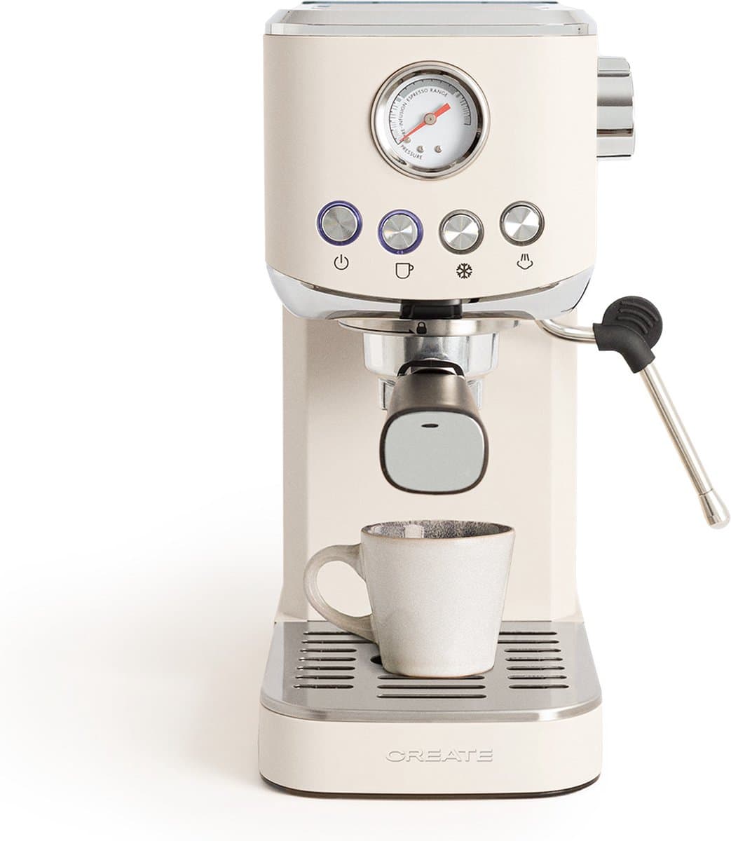 CREATE - Espressomachine met functie voor koude koffie - Gebroken wit - THERA CLASSIC COMPACT — afbeelding 1