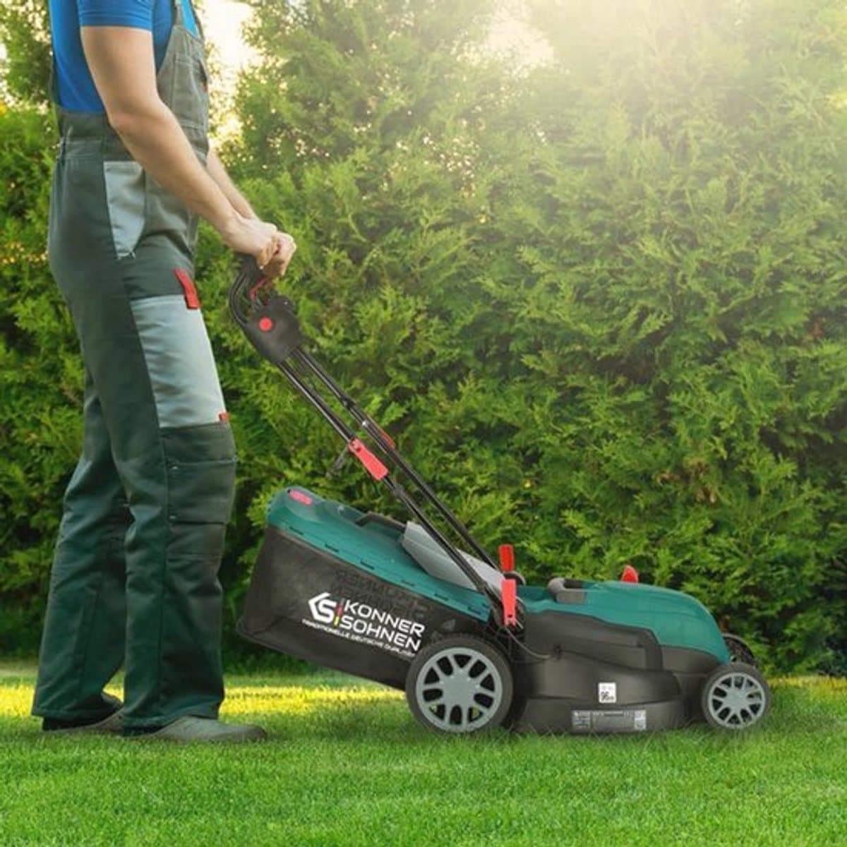 Elektrische Grasmaaier 1800 W met Snijbreedte van 420 mm en Mulchfunctie — afbeelding 1