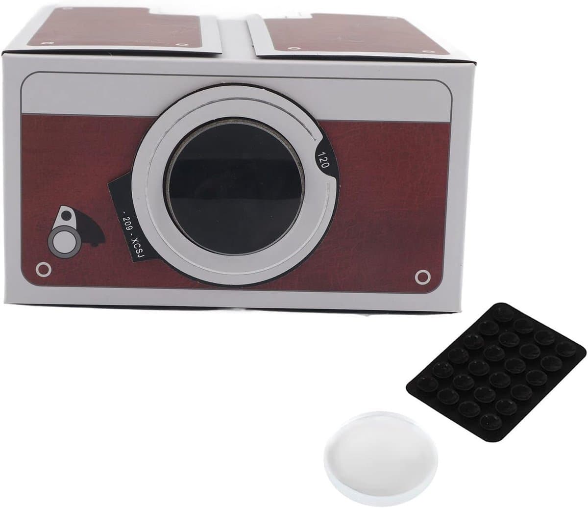 Projector voor Mobiele Telefoons, Slimme Draagbare Projector van de Tweede Generatie, Mini-doe-het-zelfprojector voor Thuisbioscoop — afbeelding 1