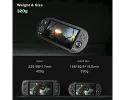 Android Gaming Handheld 5 Inch Mini LED - 8GB RAM - 128GB Opslag - Snapdragon 8 Gen 2 CPU - Wi-Fi 7 - Zwart