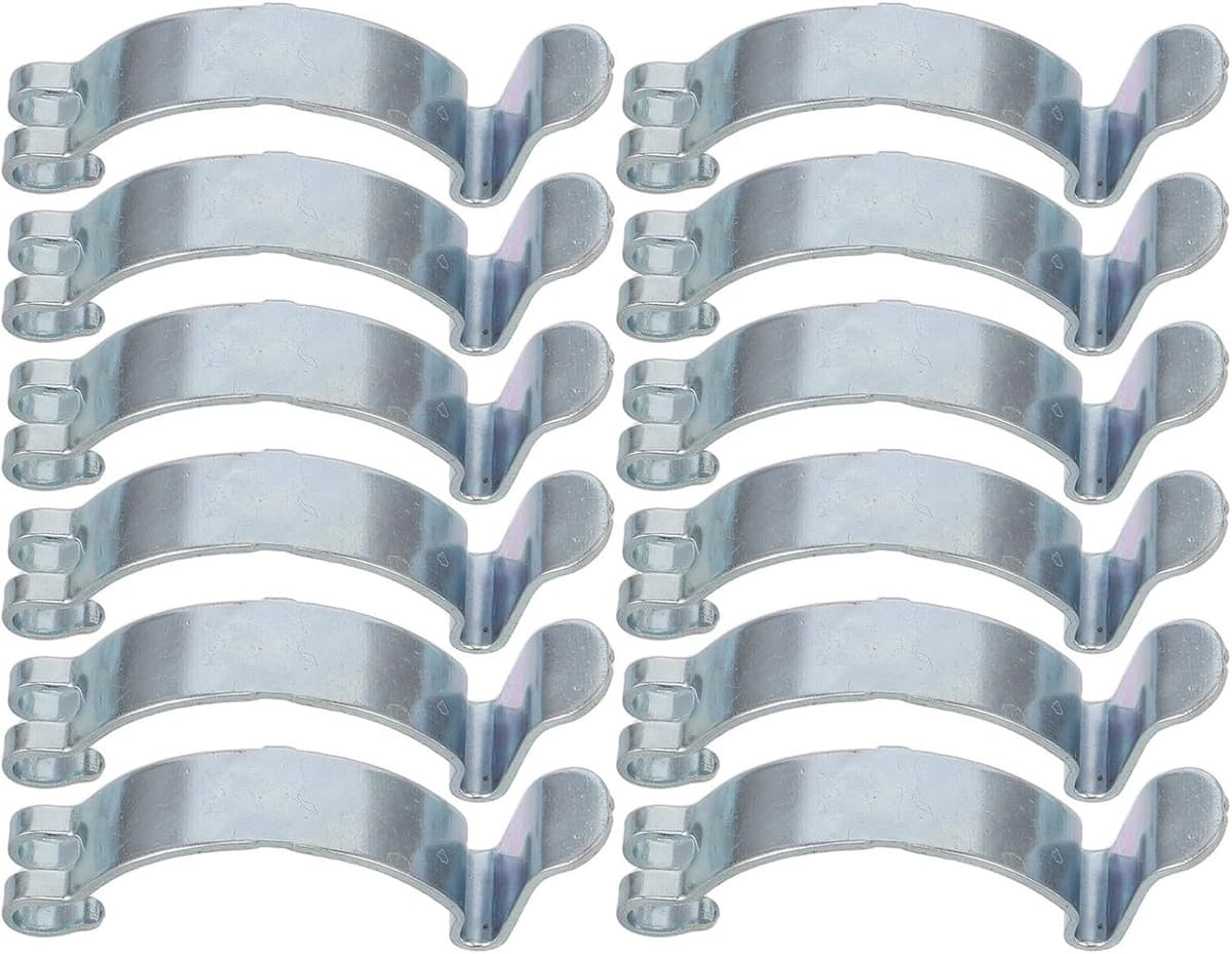 20 Stuks Metalen Luchtfilter Beugel Clip Veer Klem voor Luchtfilterbehuizing Snel Te Monteren Vervangingsonderdeel voor Auto Luchtinlaat Trillingsdempend Geluidsarm Geschikt voor — afbeelding 1