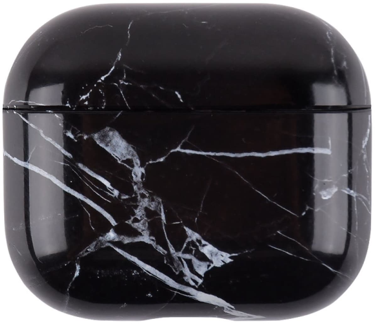 Telestore - hoesje geschikt voor AirPods 5 en AirPods 4 hard case cover - marmer patroon zwart wit - TPU hoesje Beschermhoes - AirPods 5 en 4 Cover - AirPods 5 / 4 hoesje - Geschikt voor Apple AirPods 5 en AirPods 4 — afbeelding 1