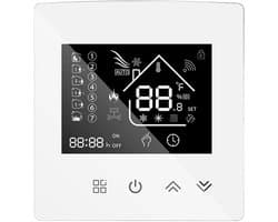 Slimme thermostaat - Digitale regelaar - Verwarming regelen - Programmeertijden - 113 x 10 x 68 cm - Wit