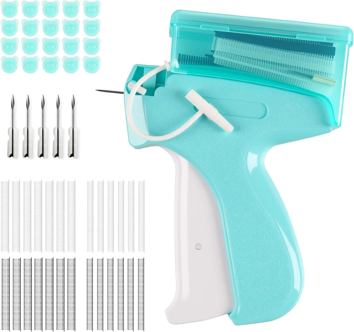 ilauke Micro Stitch Gun Staple Gun Clothing,Labeling Gun Clothing - ShopVlot — afbeelding 1