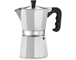 Ploutos® Percolator - Geschikt voor Inductie - Bialetti - Zilver - 12cm x 18cm x 22cm