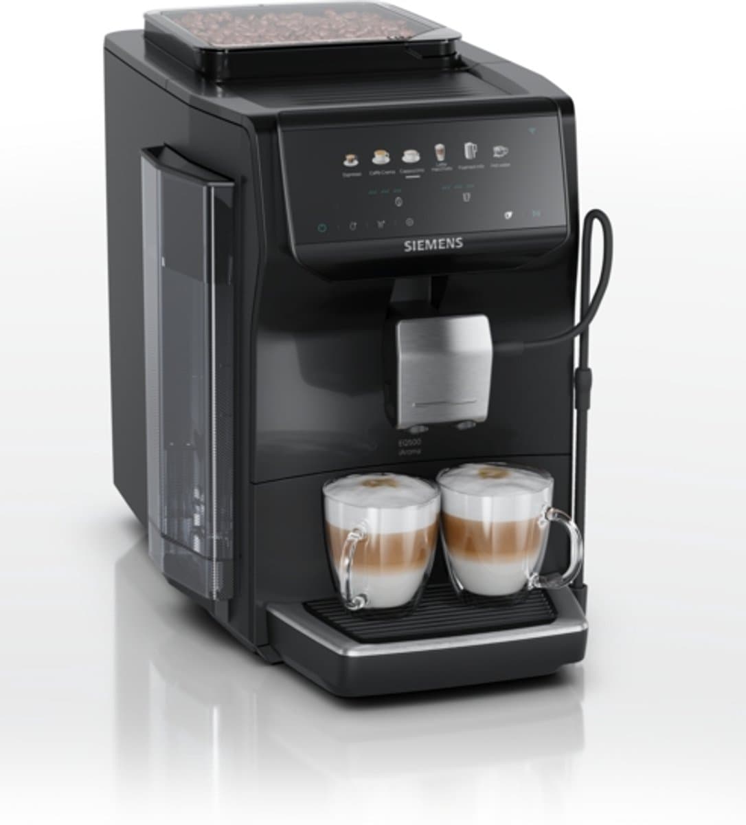 Siemens - Espresso volautomaat EQ500 iAroma Piano-zwart TP551E07 — afbeelding 1