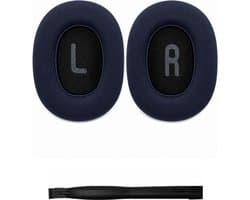 Set Oorkussens voor JBL Koptelefoon - Tune 770NC Oorkussen - Tune 770 / Tune 760NC / T760NC / Tune 760BTNC / Tune 750BTNC / Tune 750BT / Tune 720BT / Tune 720 - Kunstleer met Traagschuim - Blauw