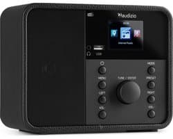Audizio Nardo - DAB+ en internetradio met Bluetooth en FM - incl. afstandsbediening - Zwart