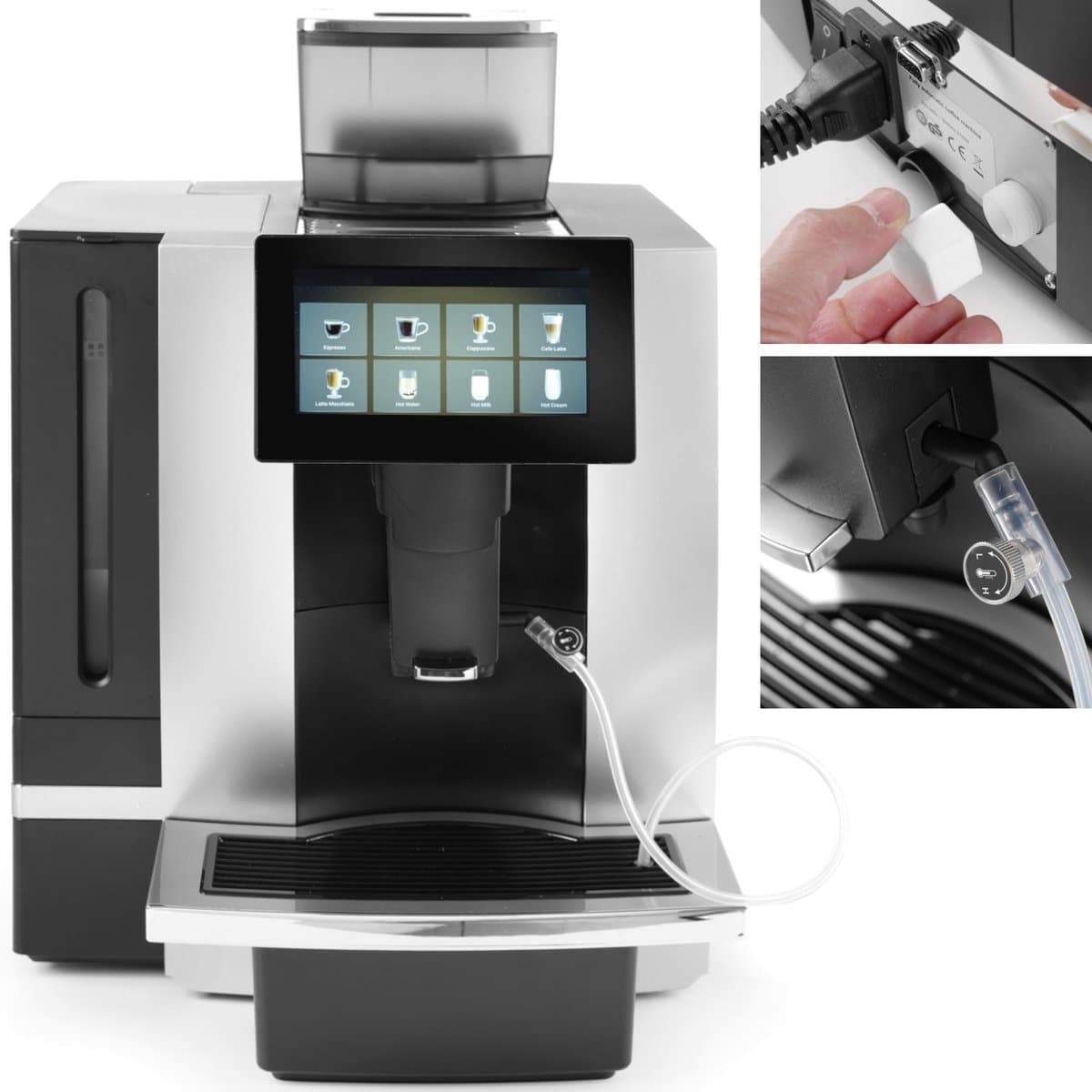 Hendi - Volautomatische espressomachine - 2700W - Touchscreen - 19 bar — afbeelding 1