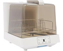 Compacte Vaatwasser - Tafelmodel Vaatwasser - Keuken Reinigen - 360 Graden Spoeling - 8 Liter Verbruik - Wit Bruin