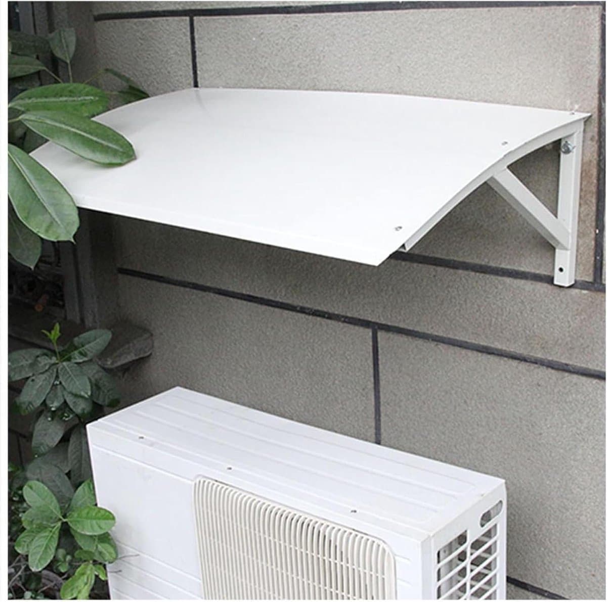 Air Conditioner Cover Patio Door Window Awning Canopy, Outdoor AC Units Awning Canopy UV Rain Snow Protection Cover, Air Conditioning Sunshade Cover Air Conditioner Protector, Heat Pump Unit C — afbeelding 1