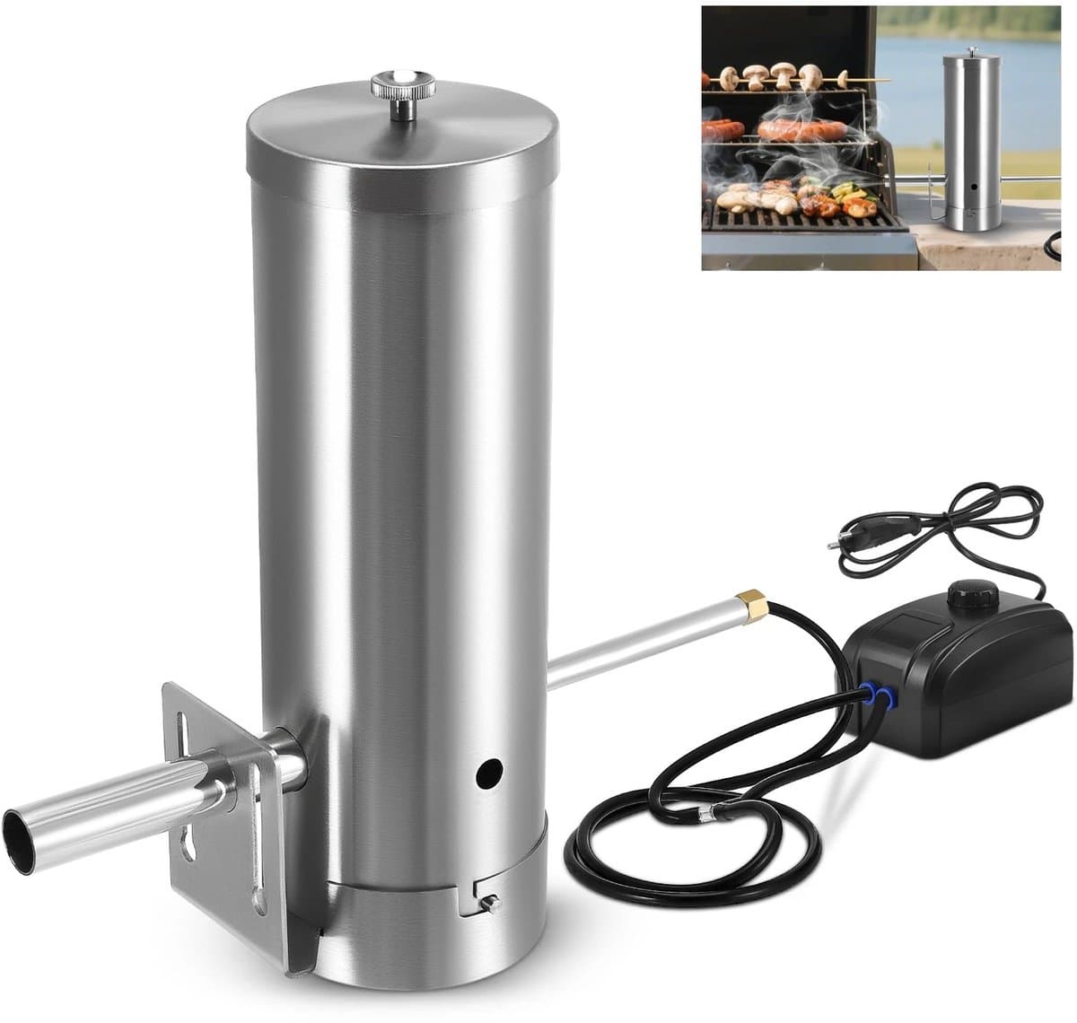 Seth Select BBQ Rookgenerator RVS – Cold Smoke Generator voor Koud Roken - RVS BBQ Smoker - Grill Rookmachine — afbeelding 1