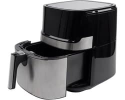 Airfryer XXL - Heteluchtfriteuse - Gezond Frituren - 8 Programma's - 8 Liter - Zilver