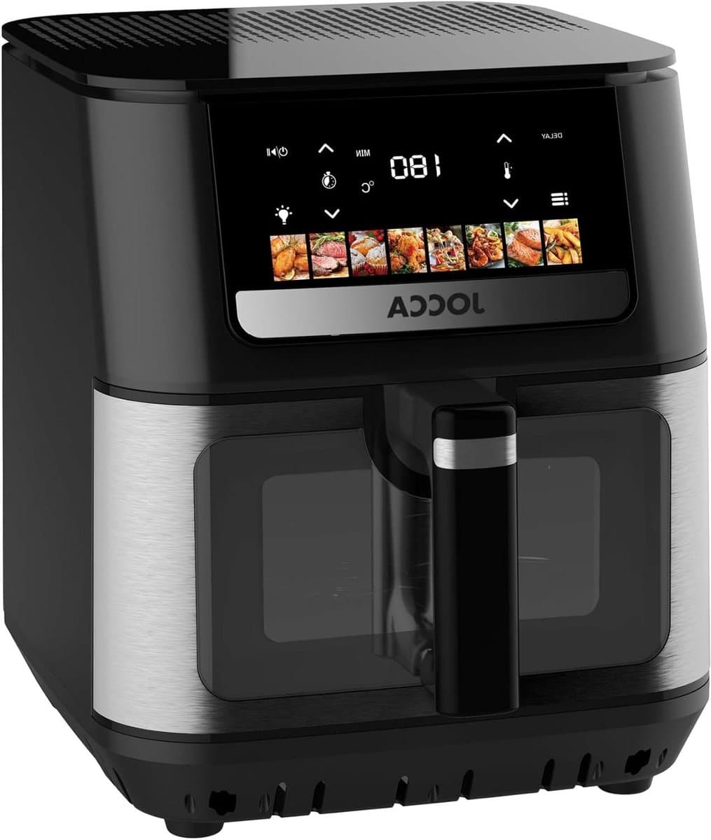 Luchtfriteuse - Airfryer - Gezond Koken - Dubbele Weerstand - 9 Liter - Zwart — afbeelding 1