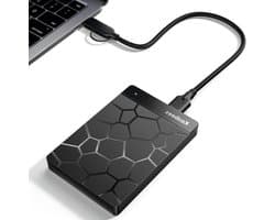 Externe Harde Schijf - Draagbare Opslag - Bestanden Opslaan - Plug and Play - 1 TB - Zwart