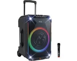 N-GEAR THE FLASH 1240 - Bluetooth Speaker - Karaoke set & Partybox in 1 + Microfoon